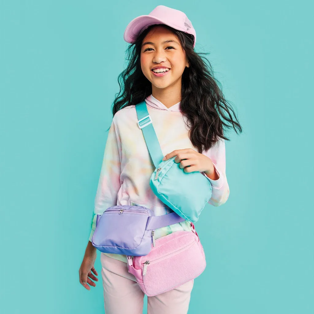 Iscream Turquoise Nylon Belt Bag