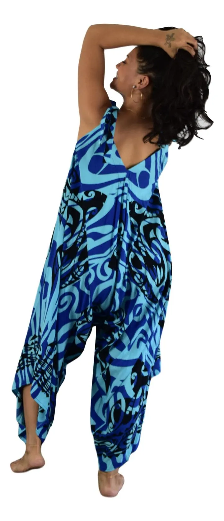 Island Style - Bali Jumper - Tattoo Turtle Trio - Dk Blue / Blue / Lt Blue