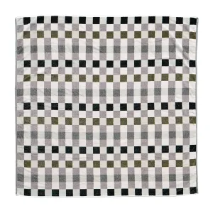 Jacquard Beach Blanket - Truffle Check