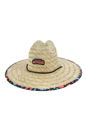 Jetpilot Sindy Sinns Youth Straw Hat - Black/Multi