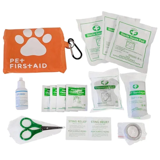 JM Jojo Modern Pets - 19 Piece Travel Pet First Aid Kit