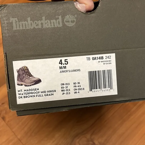 Junior Mt. Maddsen Waterproof Mid Hiking Boot