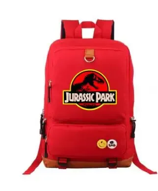 Jurassic World Jurassic Park Backpack Shoulder Laptop travel bag Rucksack Messenger Shoulder Bag Characters School Laptop Bags
