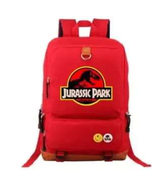 Jurassic World Jurassic Park Backpack Shoulder Laptop travel bag Rucksack Messenger Shoulder Bag Characters School Laptop Bags