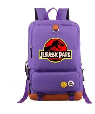 Jurassic World Jurassic Park Backpack Shoulder Laptop travel bag Rucksack Messenger Shoulder Bag Characters School Laptop Bags