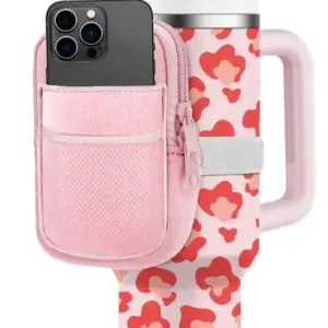 Katydid Tumbler Zipper Pouch Light Pink