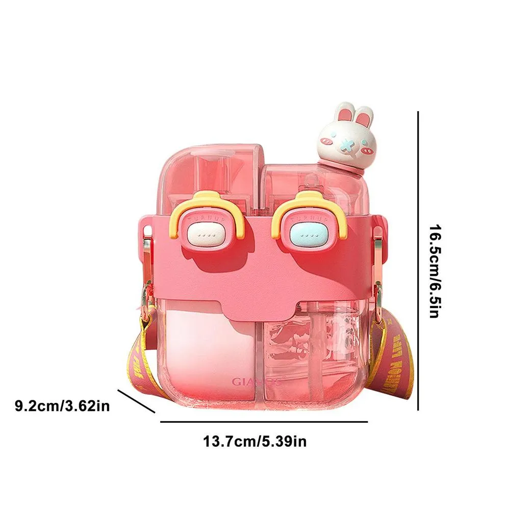 Kawaii Flat Water Bottles | Cute & BPA-Free | Girls & Kids