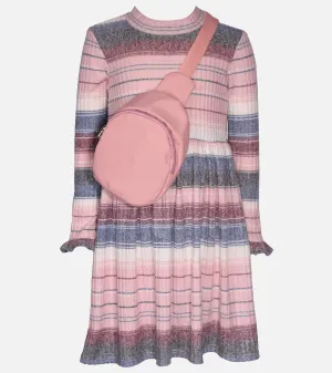 Kayla Knit Dress with Bag