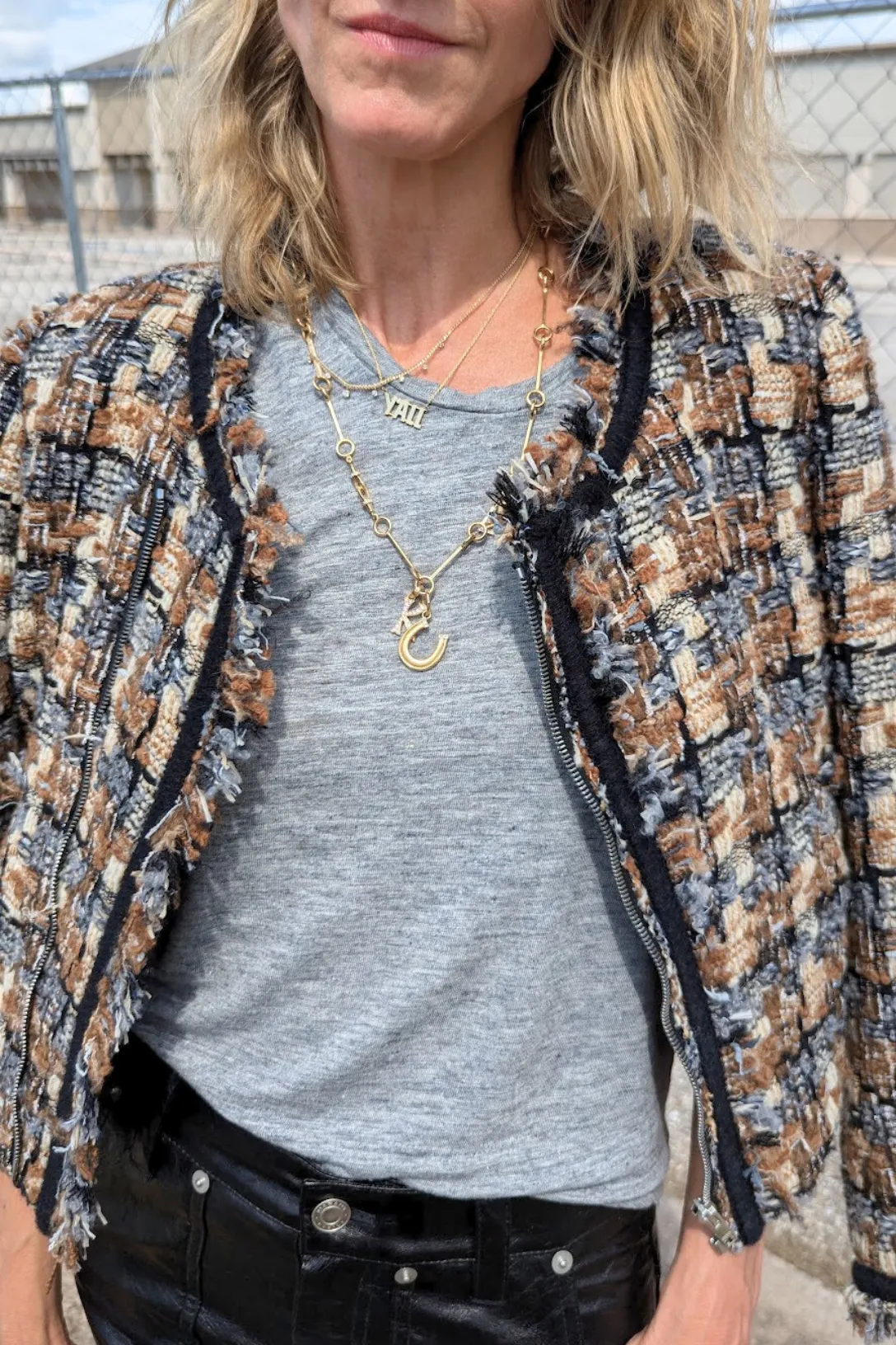 Kerry Jacket | Chestnut Ecru