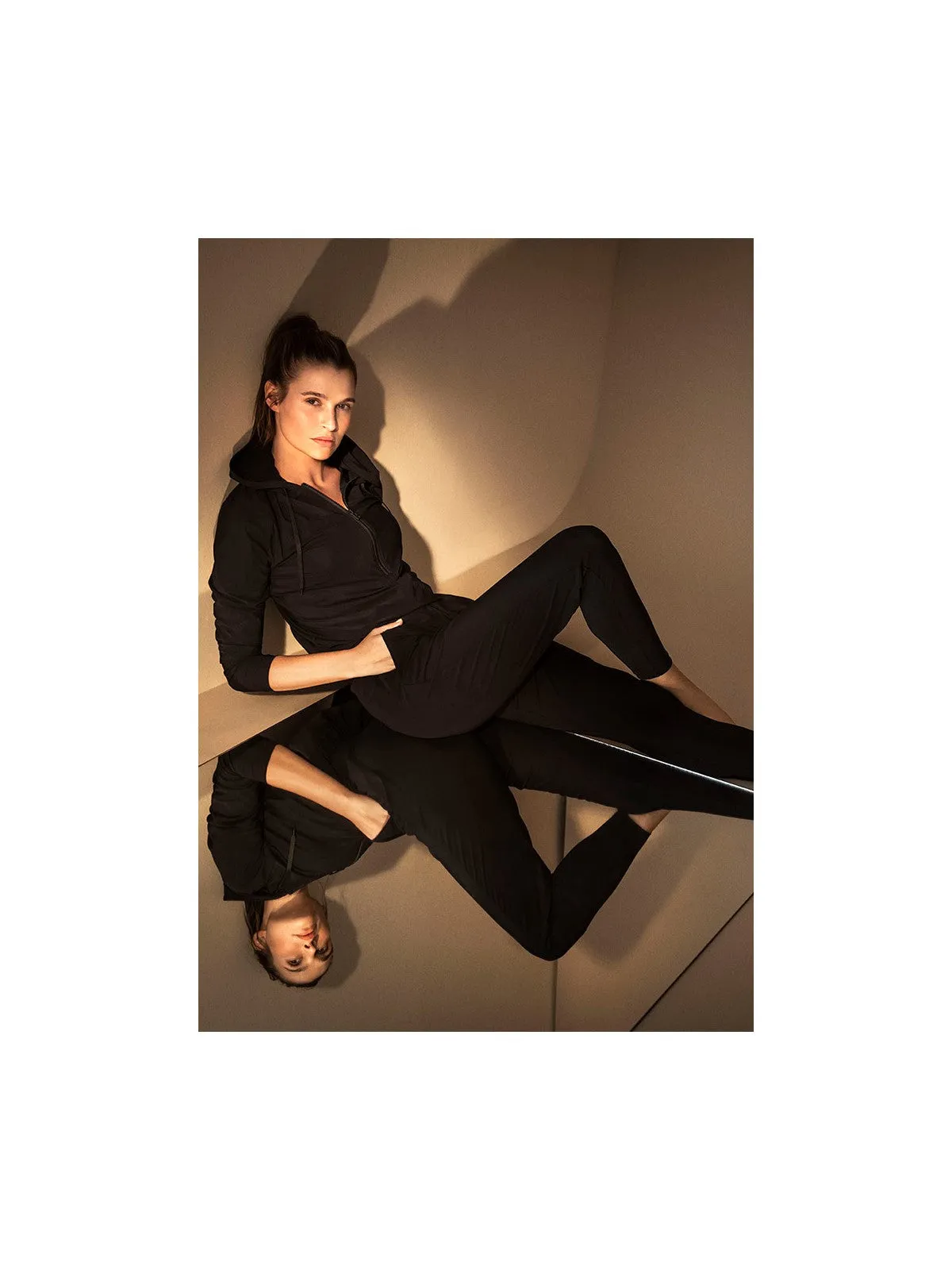 Kombinezon damski CASALL Weekend Jumpsuit czarny