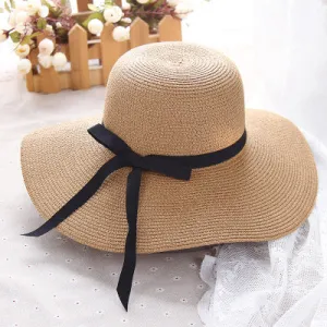 Ladies Foldable Beach Hat