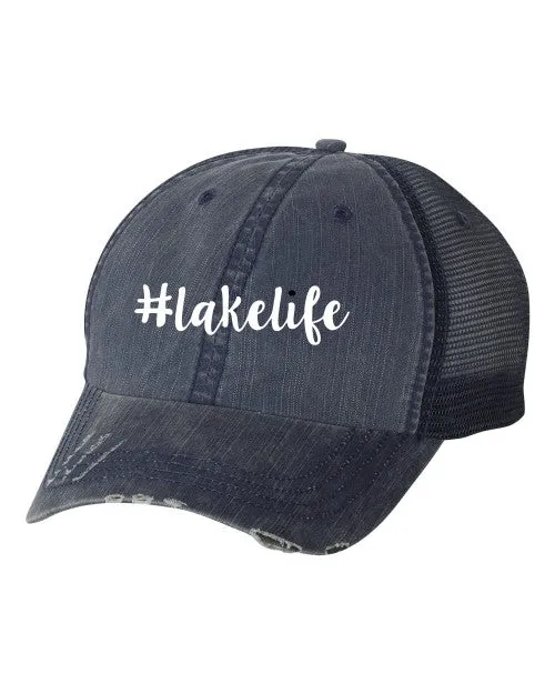 Lakelife Embroidered Trucker Hat