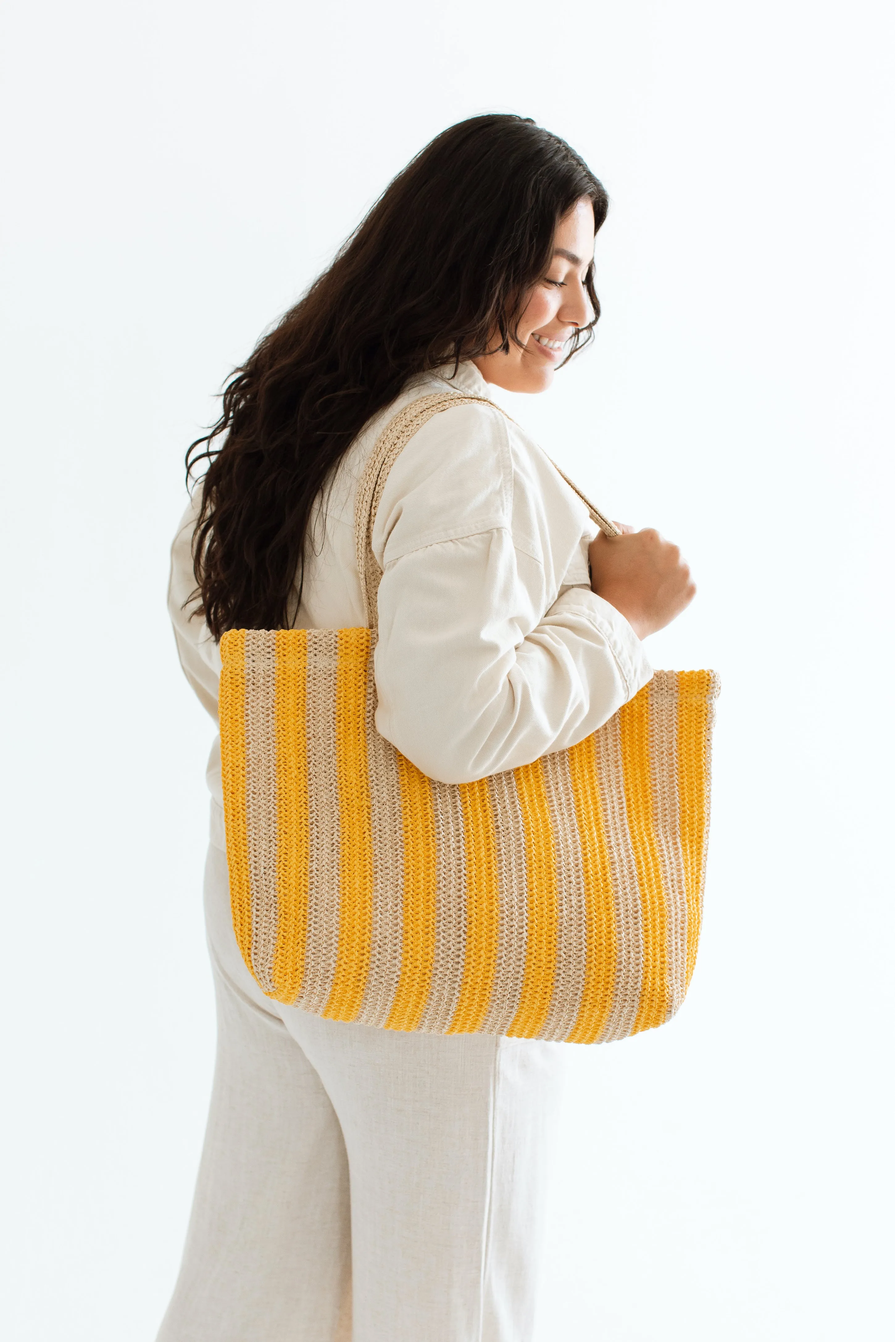 Lani Woven Beach Bag