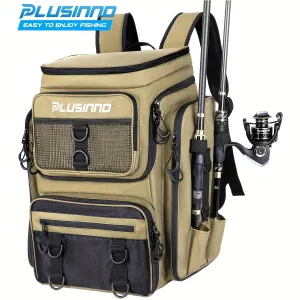Large Fishing Backpack with Rod Holders