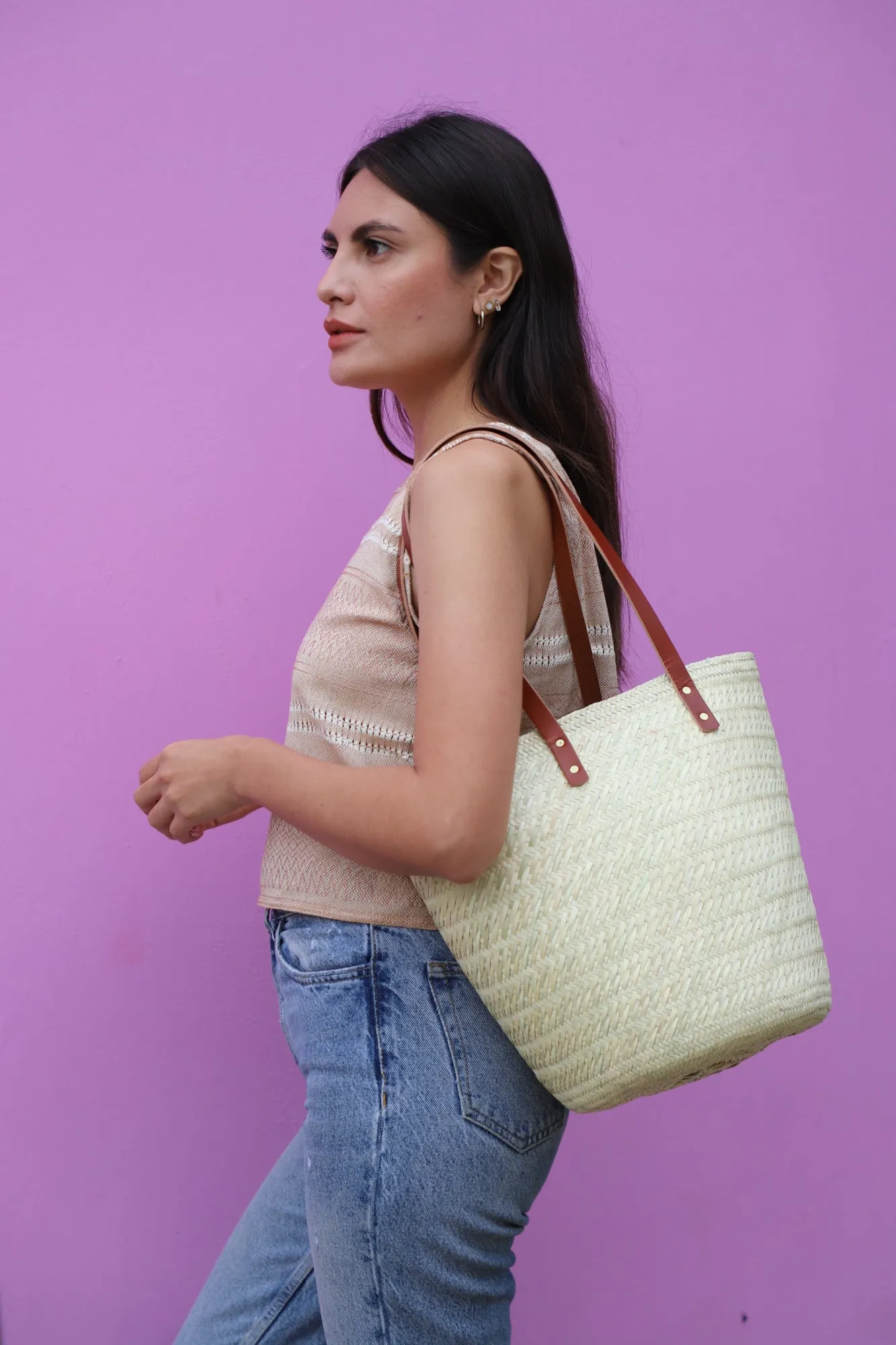 Large Handwoven Tote | Laguna Basket