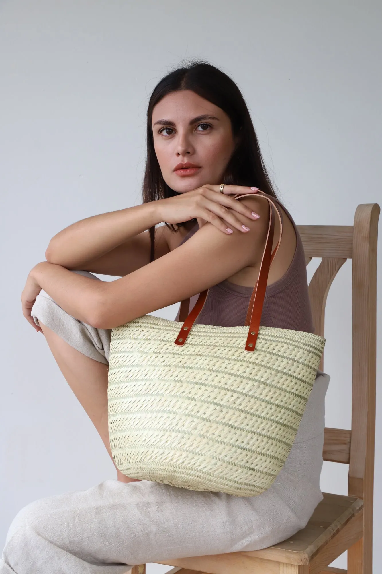 Large Handwoven Tote | Laguna Basket