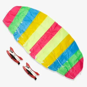 Large Rainbow Stunt Parafoil Kite