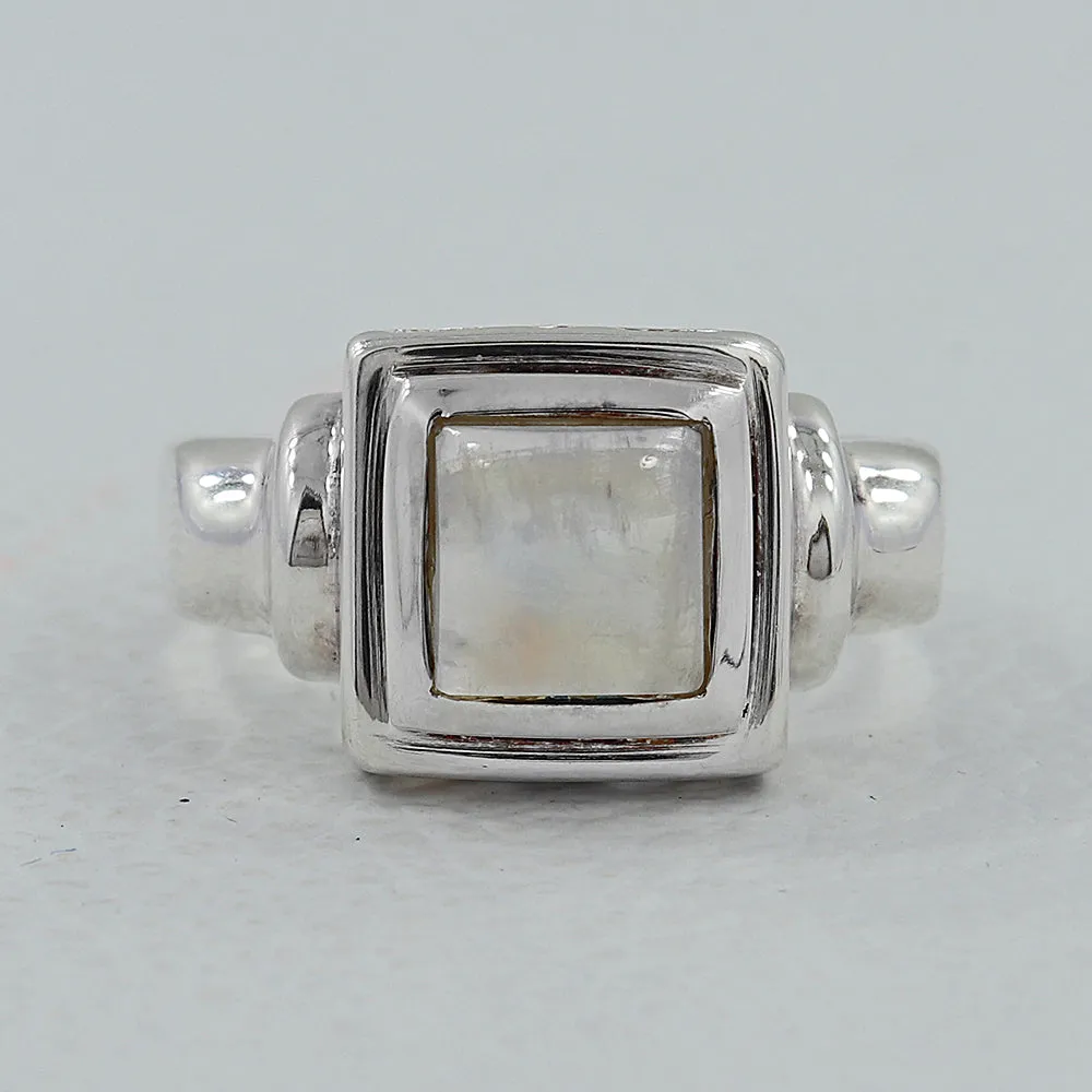 Larimar Gemstone Designer Silver Ring