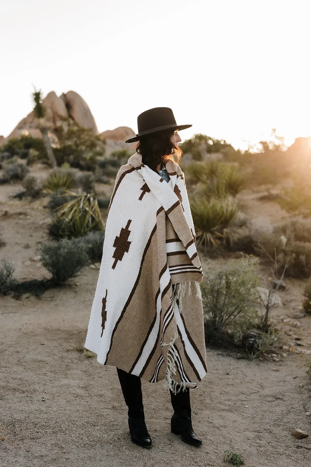 Las Cruces (Honey)  // Handwoven Blanket