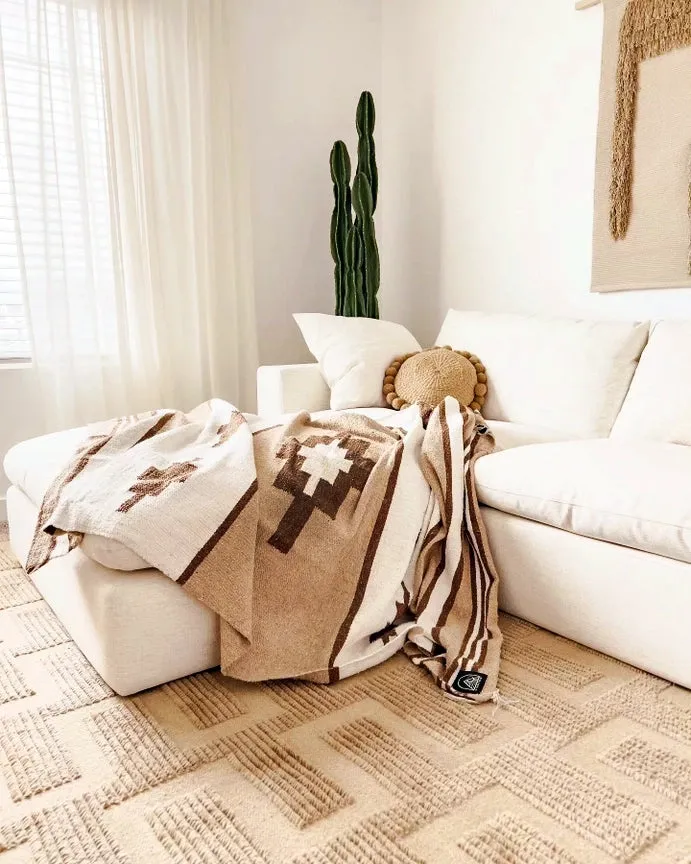 Las Cruces (Honey)  // Handwoven Blanket