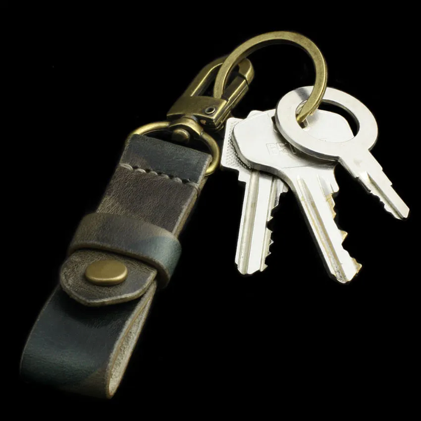Leather Key Fob, Military 107