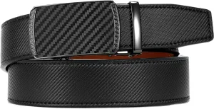 Leather Ratchet Belt for Men