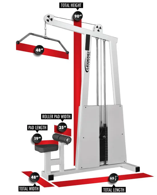 Legend Fitness Lat Pulldown - 905