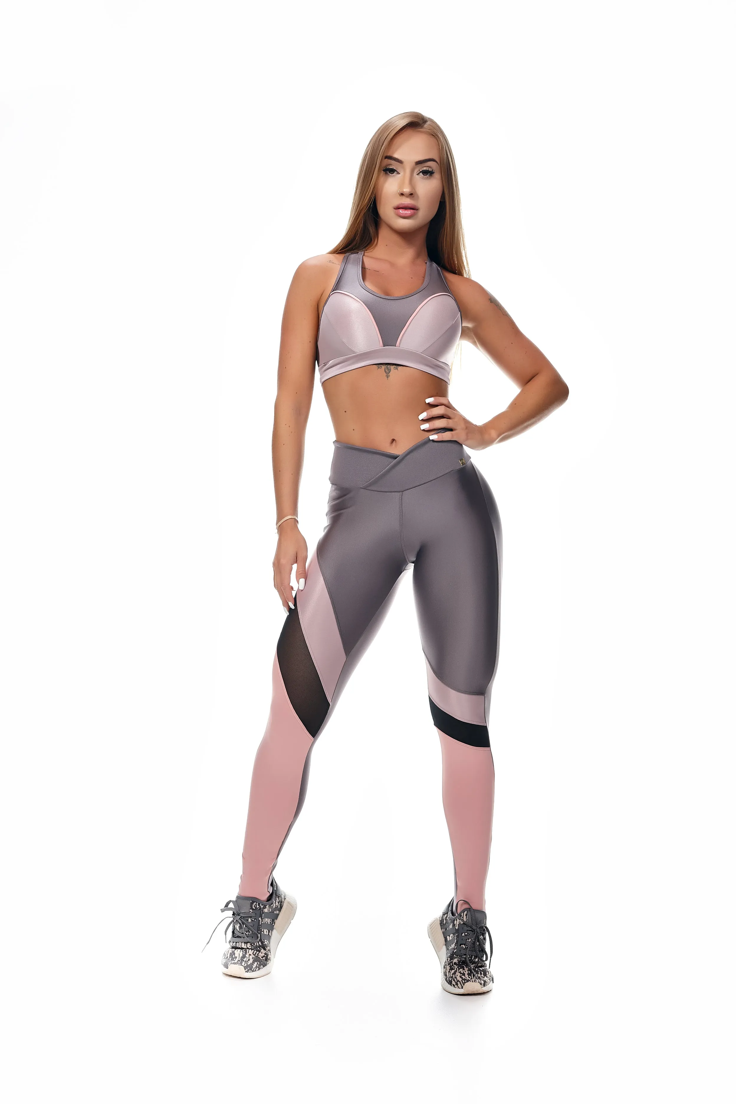 LET'S GYM TOP RAINBOW - AMETHYST