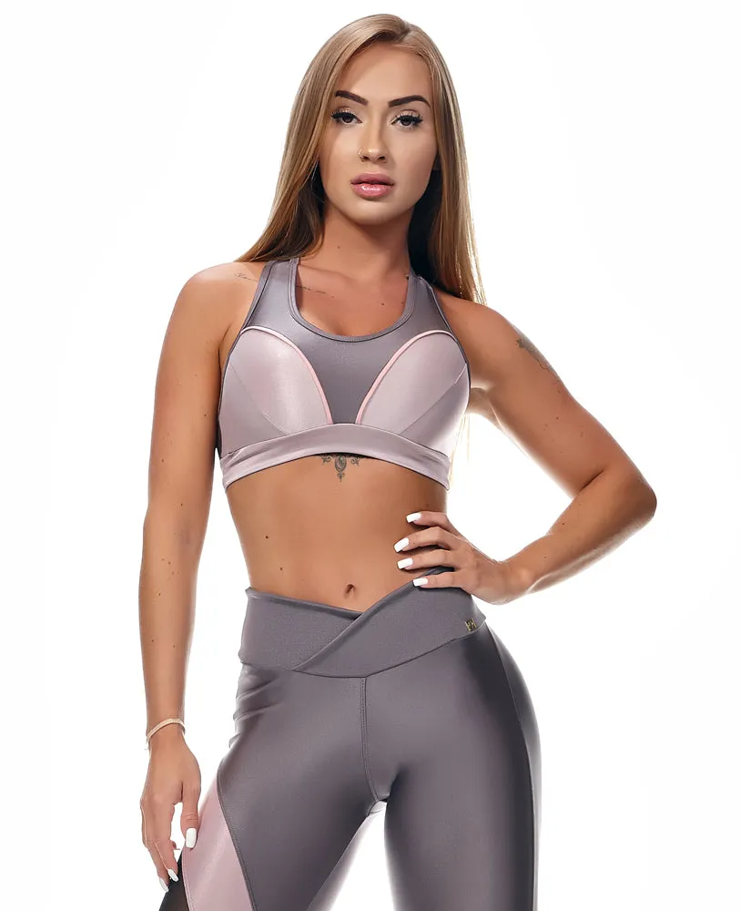 LET'S GYM TOP RAINBOW - AMETHYST