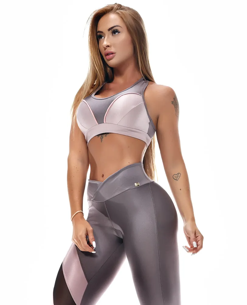 LET'S GYM TOP RAINBOW - AMETHYST