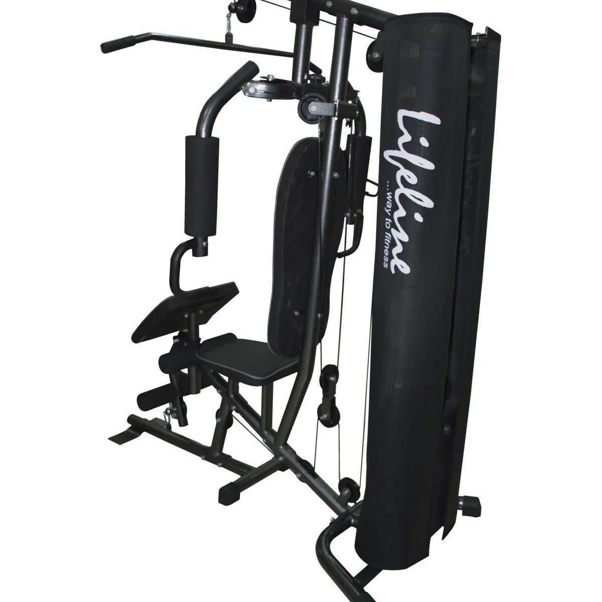 Lifeline Home Gym Machine Deluxe 005 For Workout At Home Bundles With Chest Expander and Gym Gloves || Available on EMI