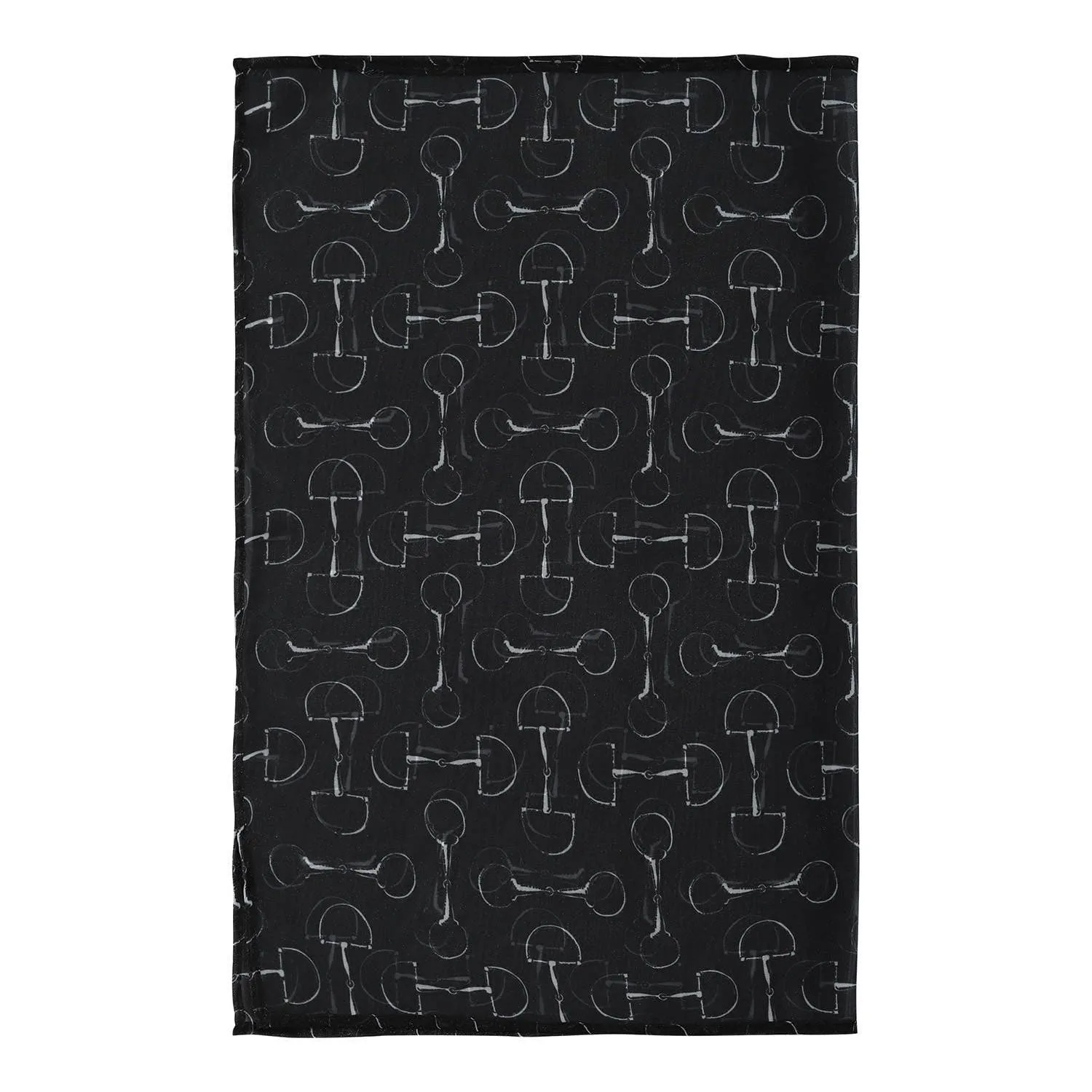 Lila Vintage Snaffle Bit Scarf: White / STD