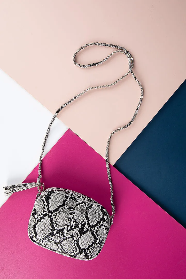 Lily - (Vegan) Python & Silver