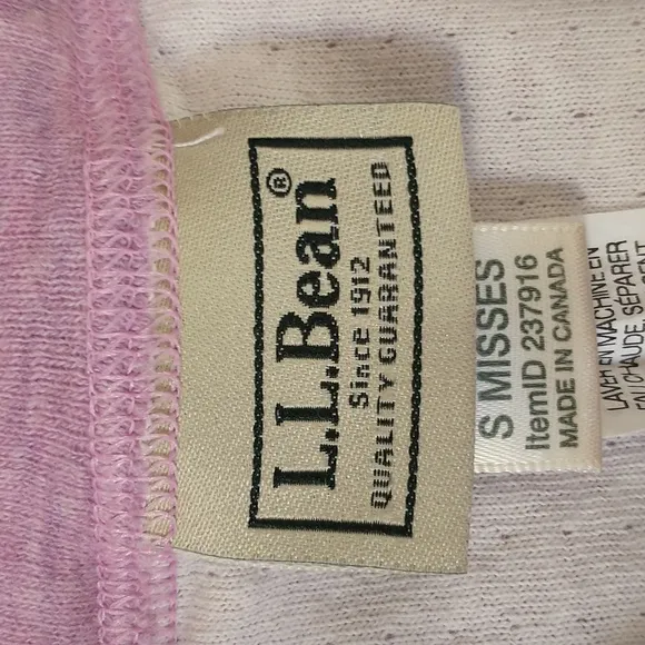 LL Bean Union Suit Onesie Thermal Underwear Wool Cotton Canada Made Base Layer