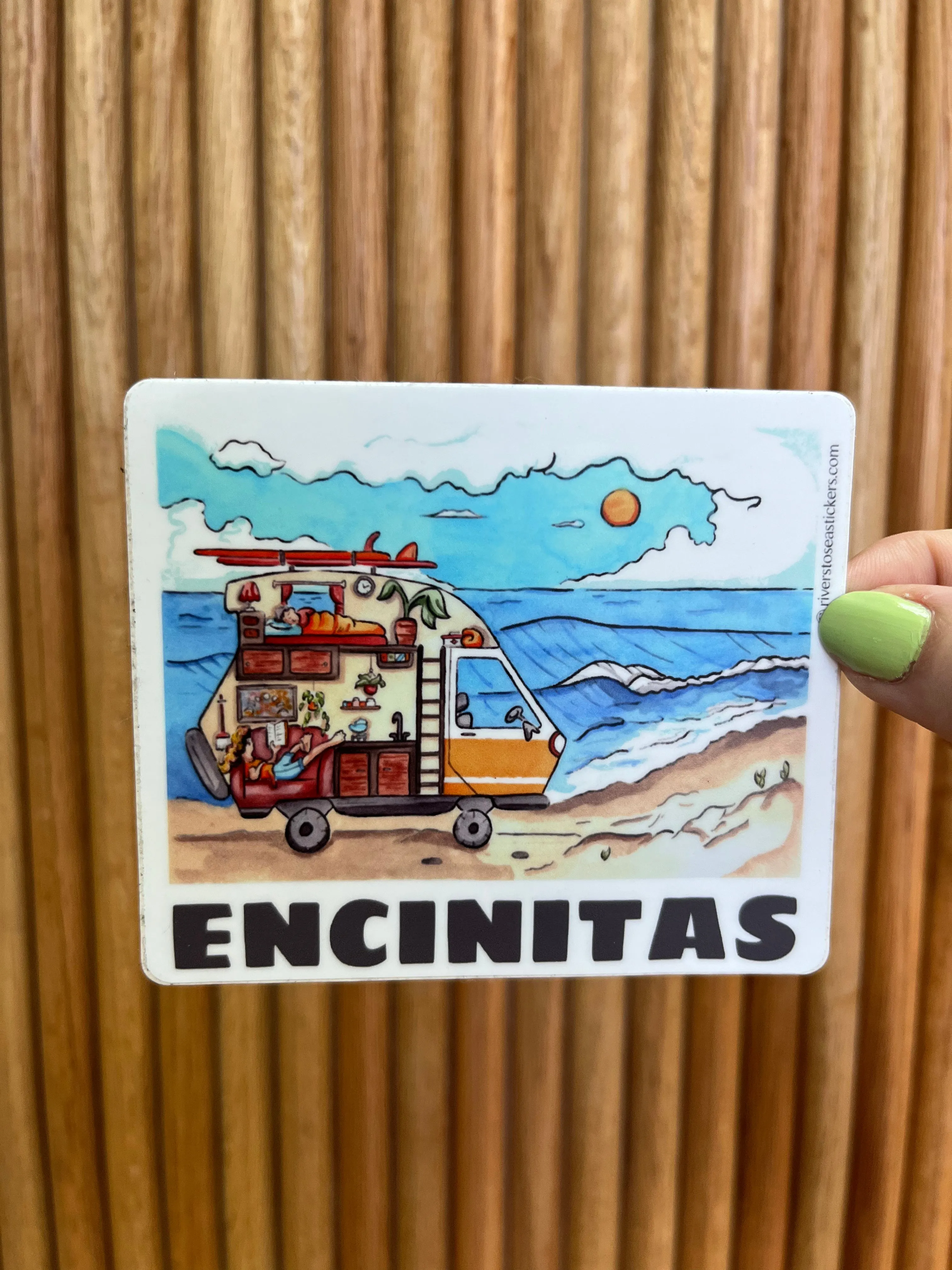 Local Encinitas Art Sticker