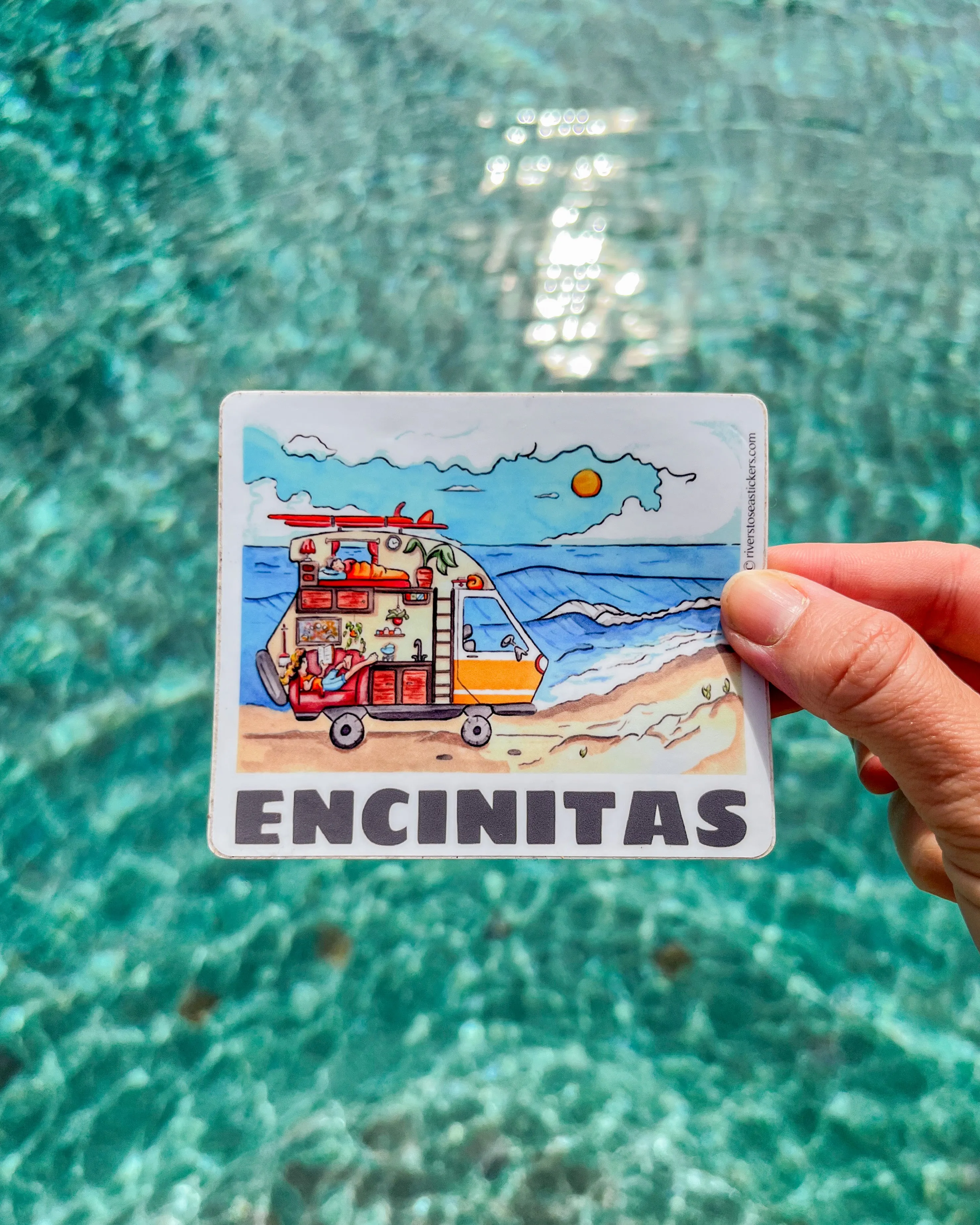 Local Encinitas Art Sticker