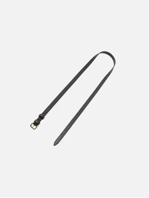Long Apple Leather Vegan Belt Bag Strap | Black