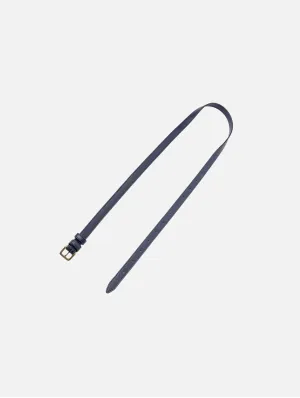 Long Apple Leather Vegan Belt Bag Strap | Navy