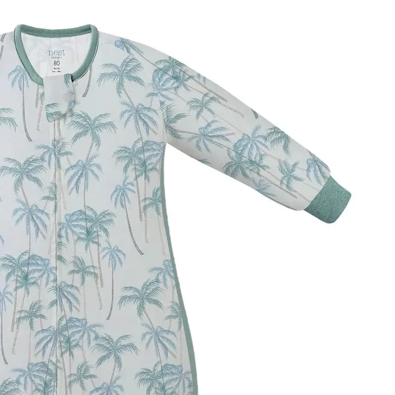 Long Sleeve Footed Sleep Bag 0.6 TOG - Coco Beach
