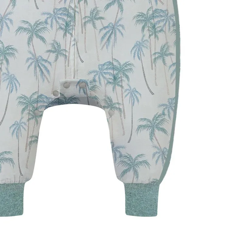 Long Sleeve Footed Sleep Bag 0.6 TOG - Coco Beach