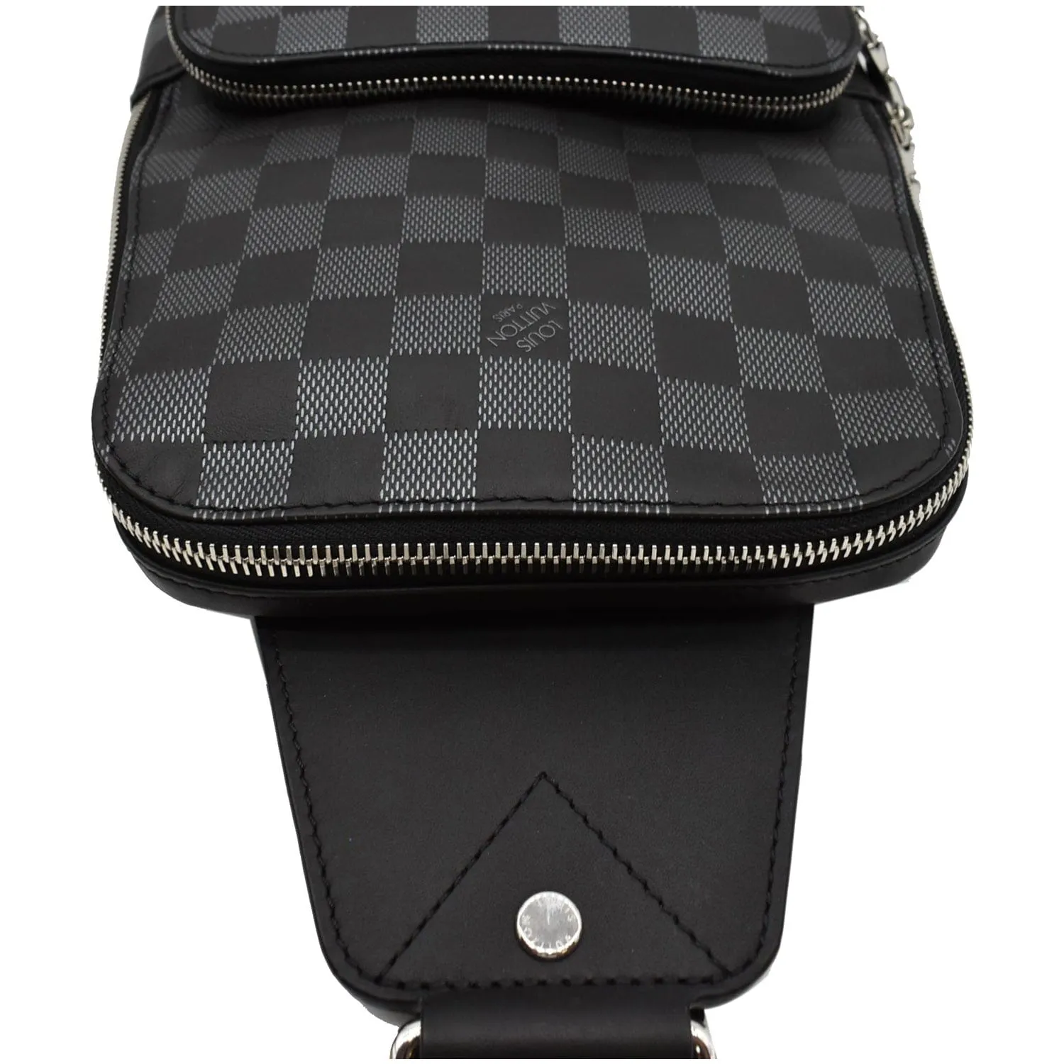 LOUIS VUITTON Avenue Sling Damier Graphite Crossbody Bag Black - 15% OFF