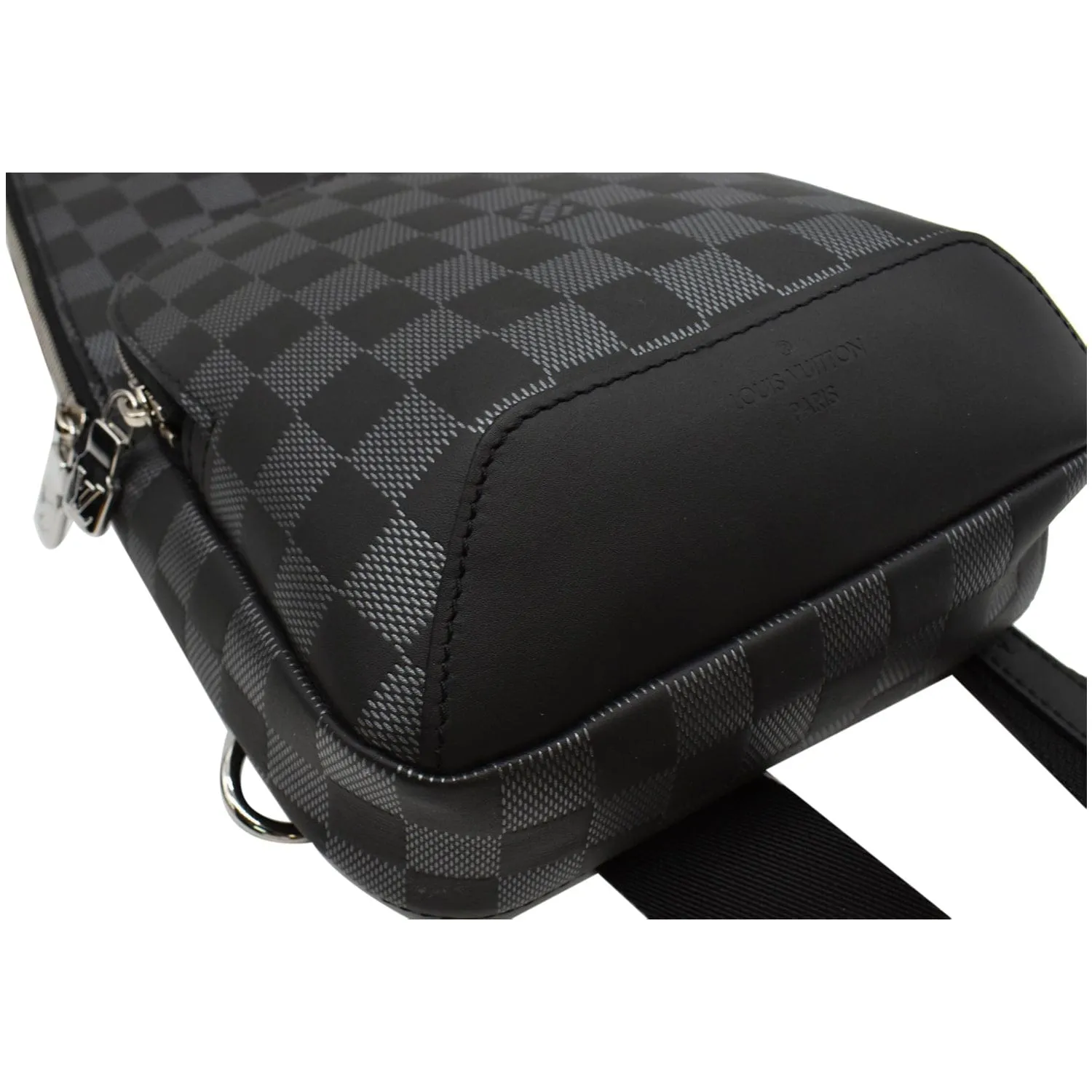 LOUIS VUITTON Avenue Sling Damier Graphite Crossbody Bag Black - 15% OFF