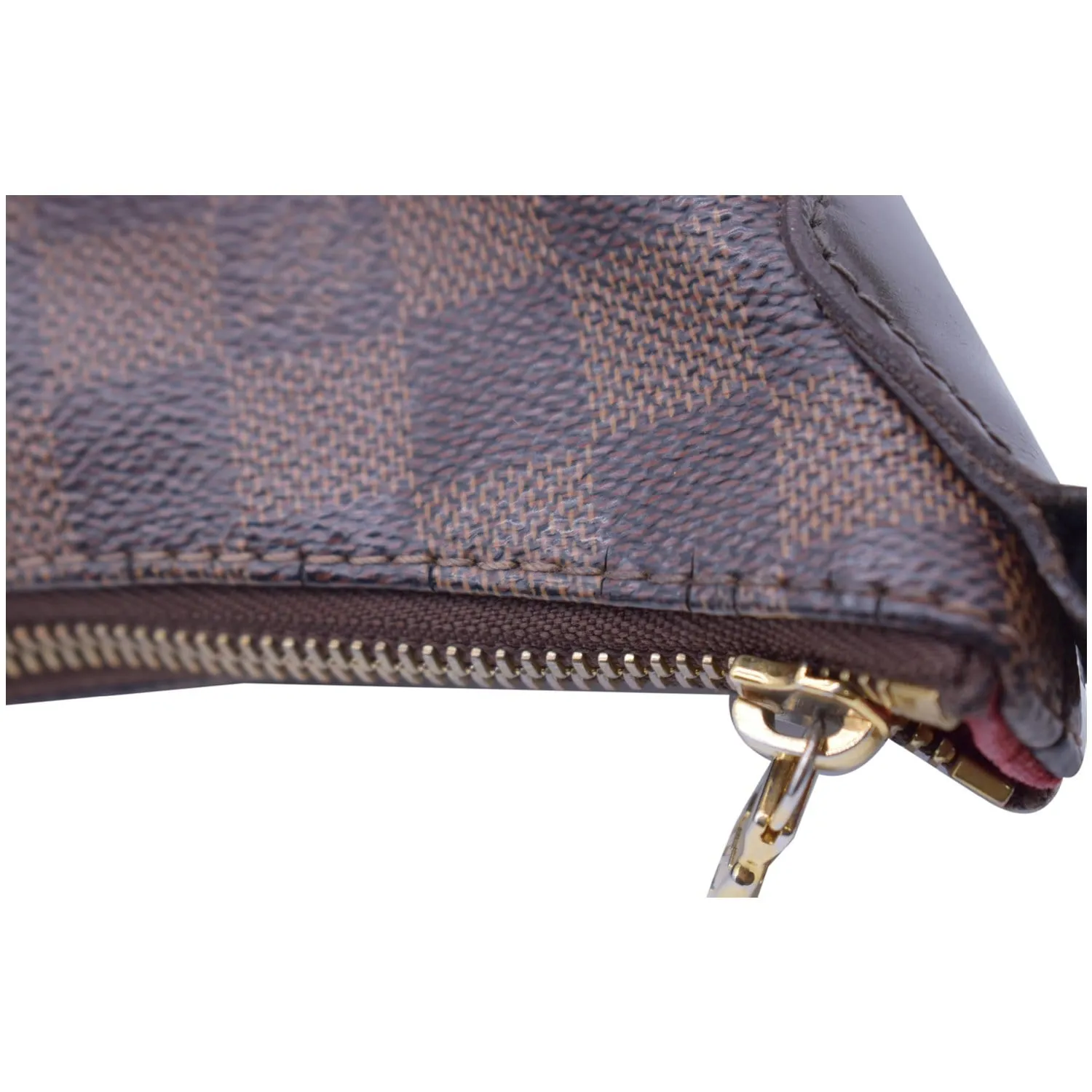 LOUIS VUITTON Bloomsbury PM Damier Ebene Crossbody Bag Brown