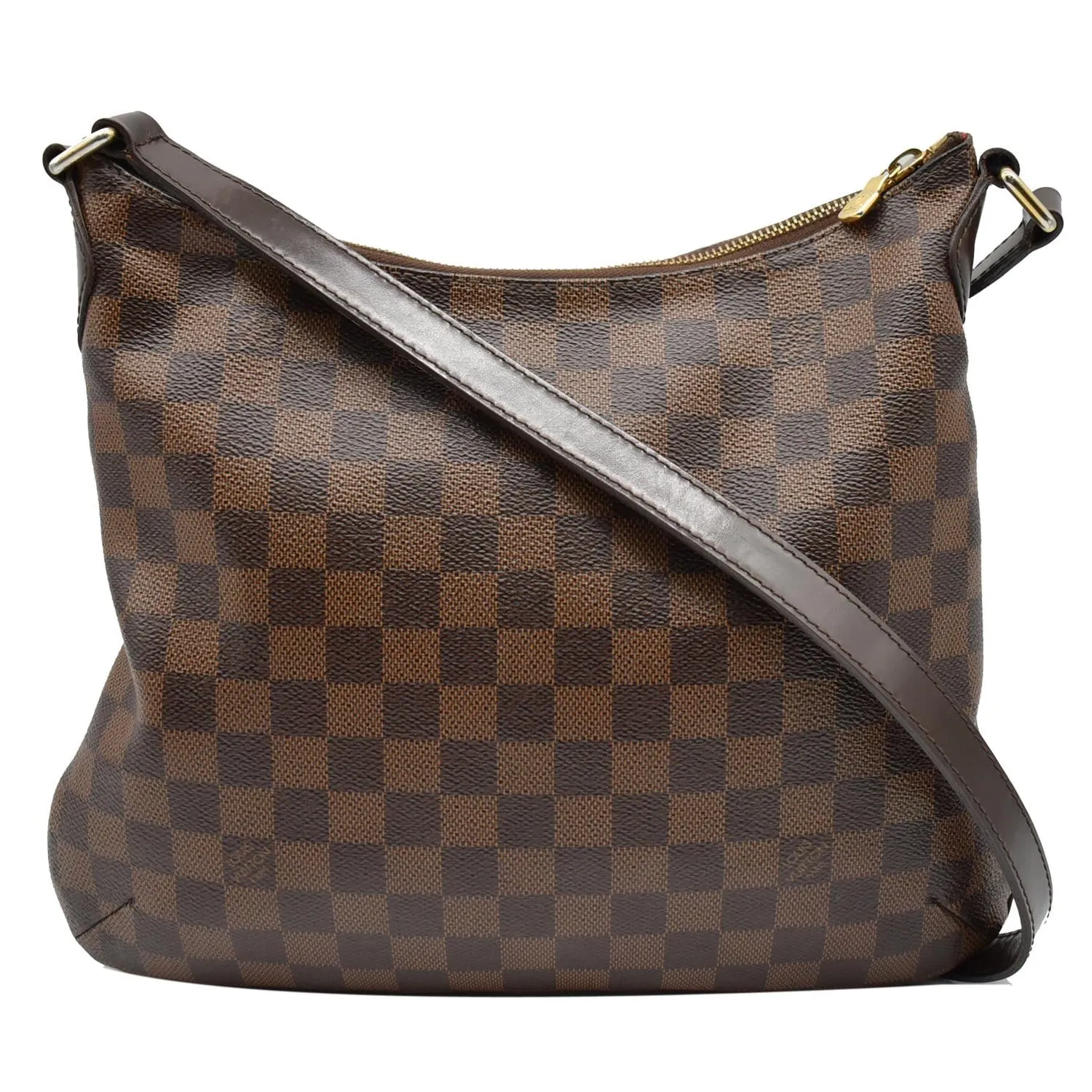 LOUIS VUITTON Bloomsbury PM Damier Ebene Crossbody Bag Brown