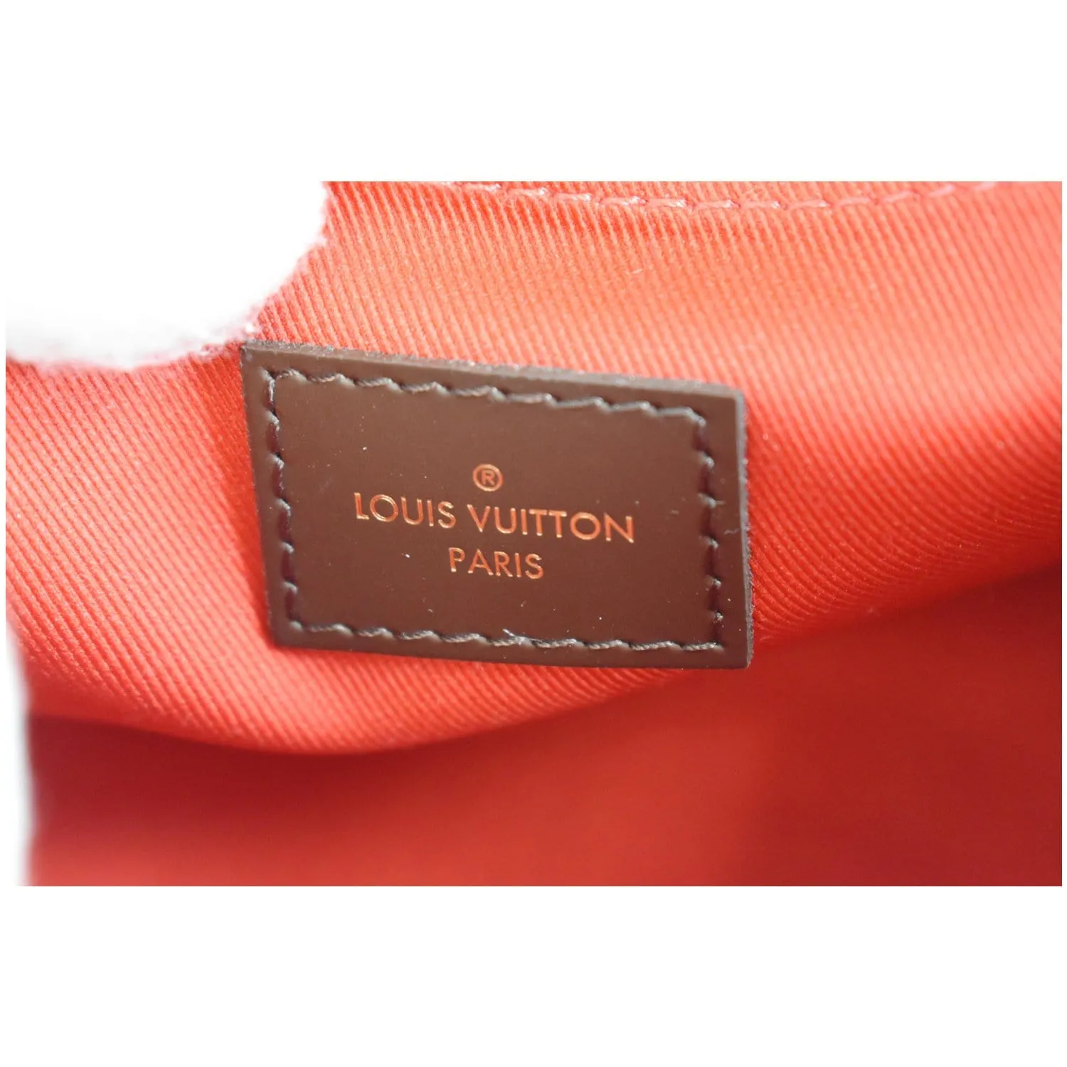 LOUIS VUITTON Croisette Damier Ebene Crossbody Bag Brown