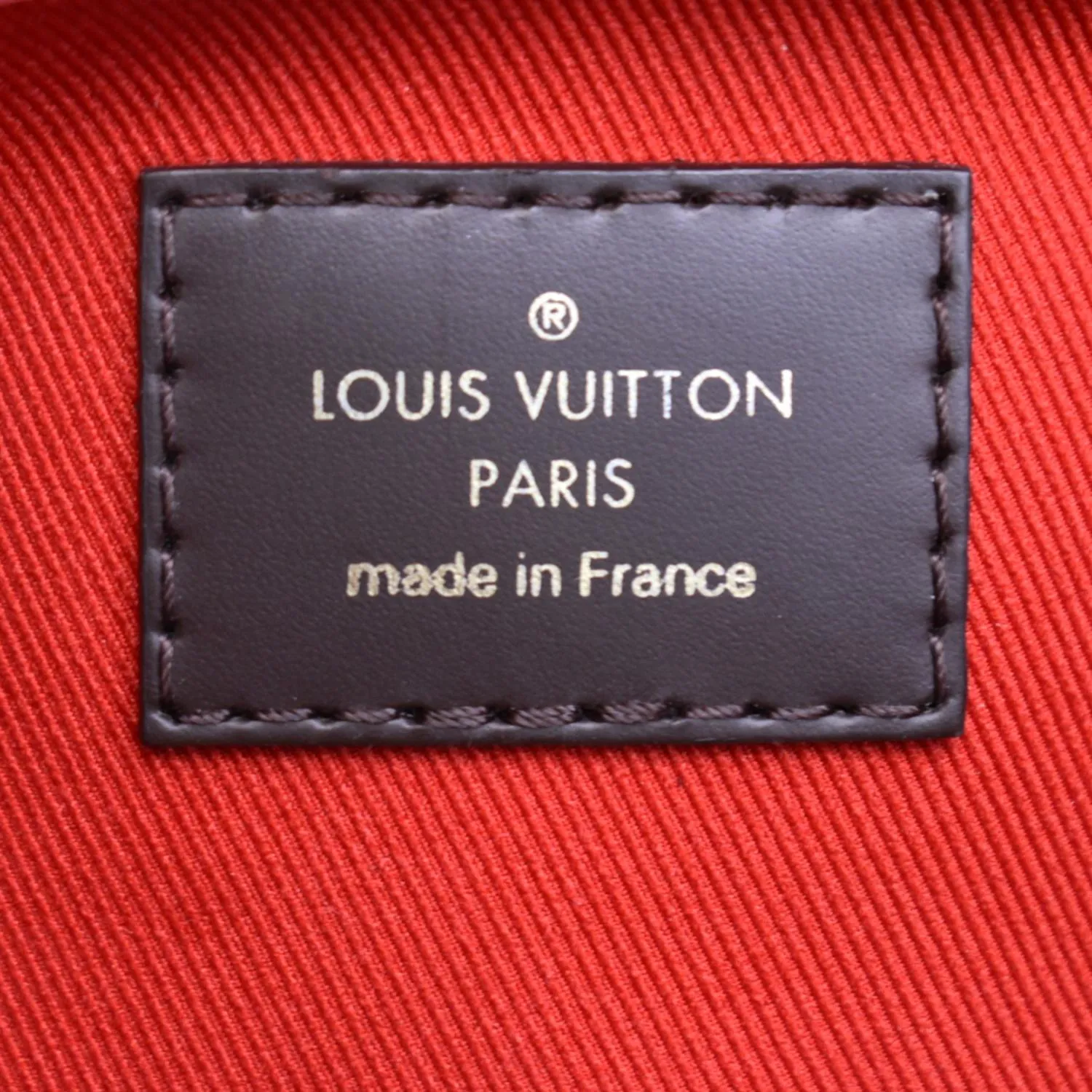LOUIS VUITTON Croisette Damier Ebene Crossbody Bag Brown