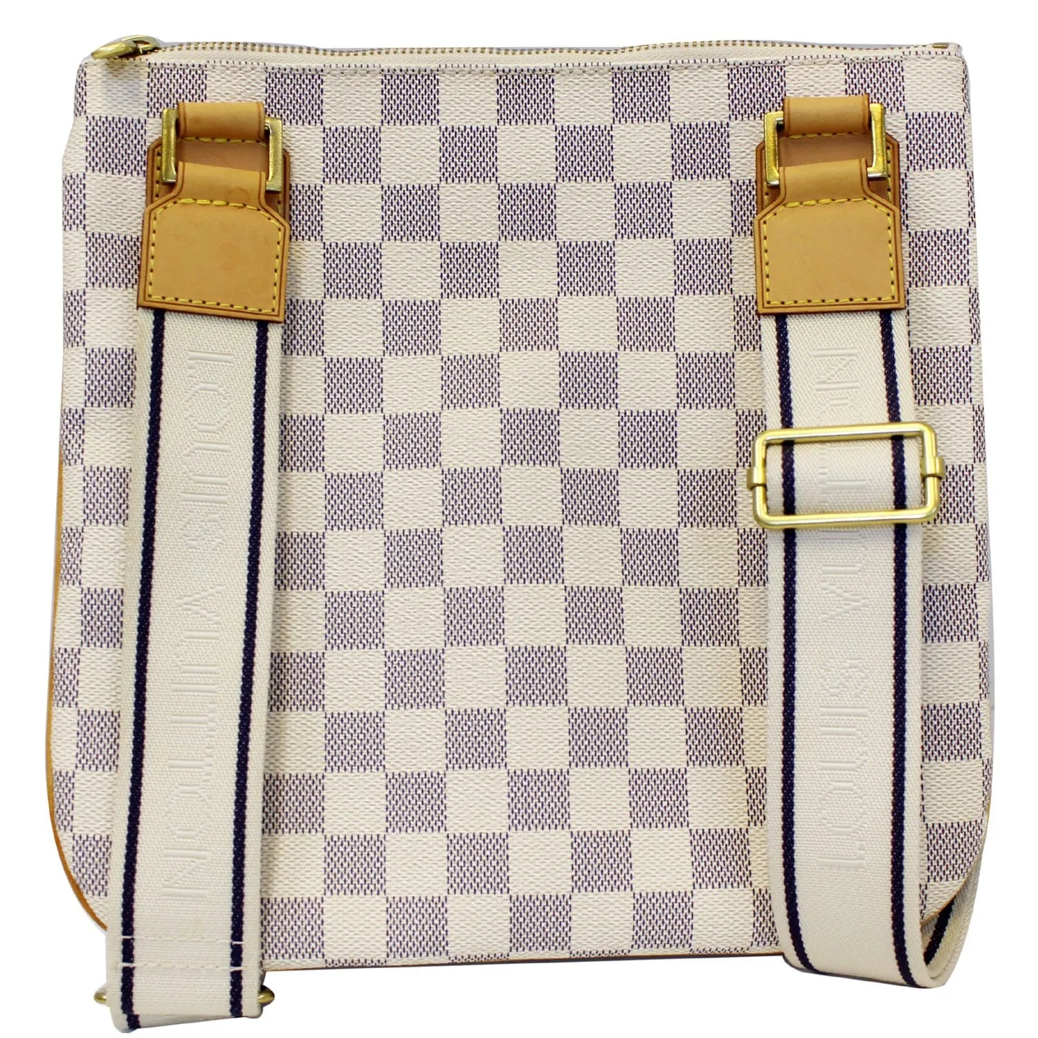 LOUIS VUITTON Damier Azur Pochette Bosphore Crossbody Bag