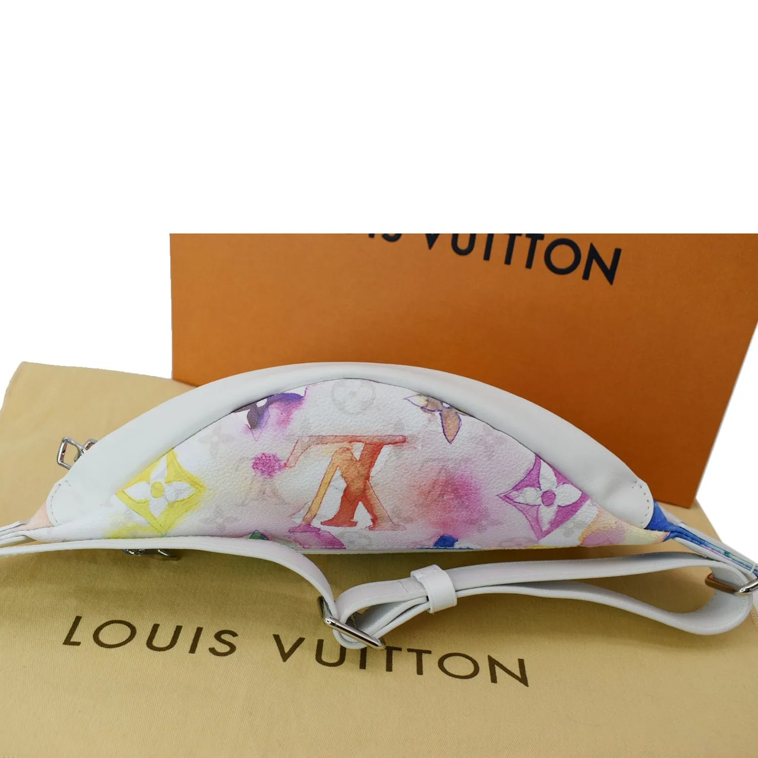 LOUIS VUITTON Discovery Monogram Watercolor Bumbag Multicolor