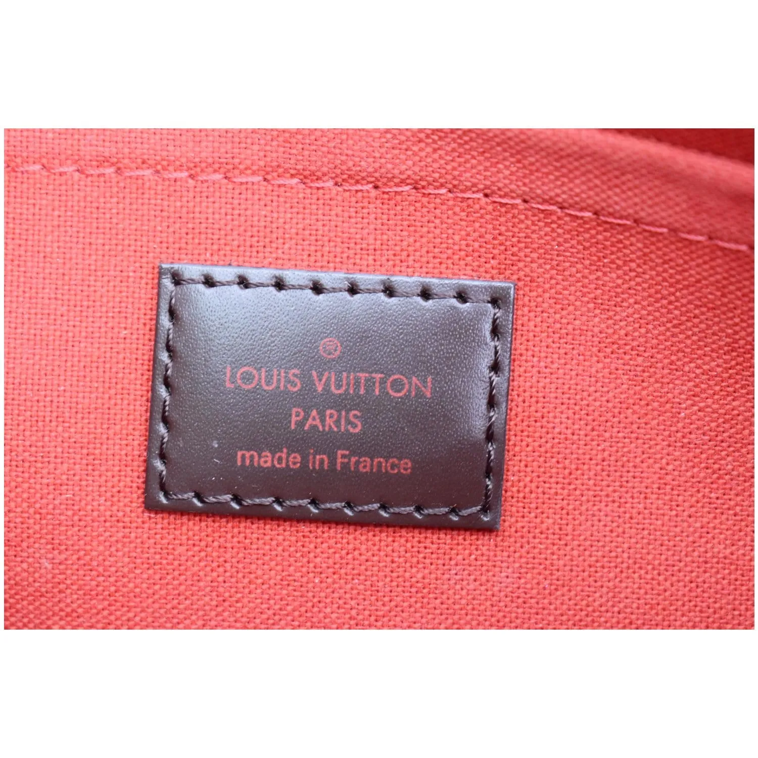 LOUIS VUITTON Favorite MM Damier Ebene Crossbody Bag Brown