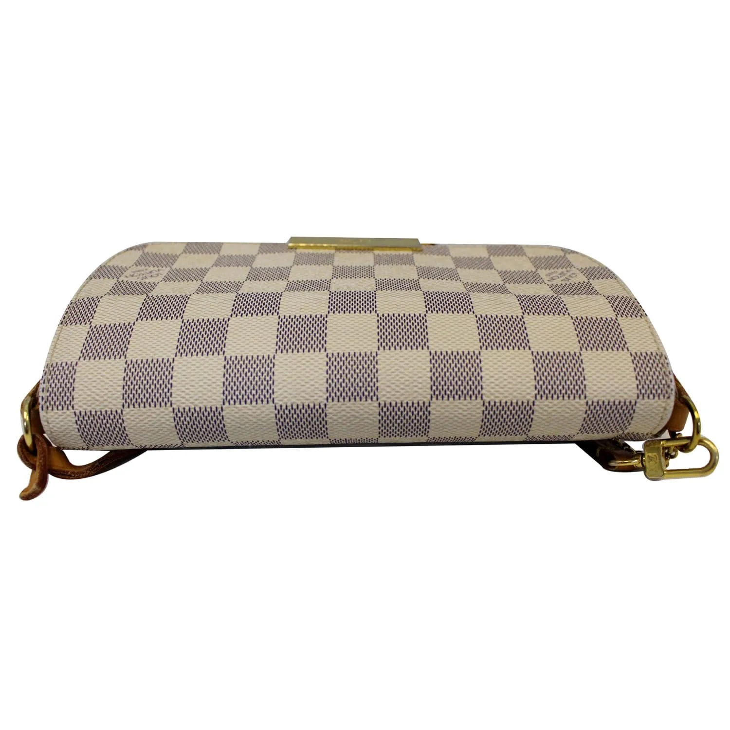 LOUIS VUITTON Favorite PM Damier Azur Crossbody Bag White